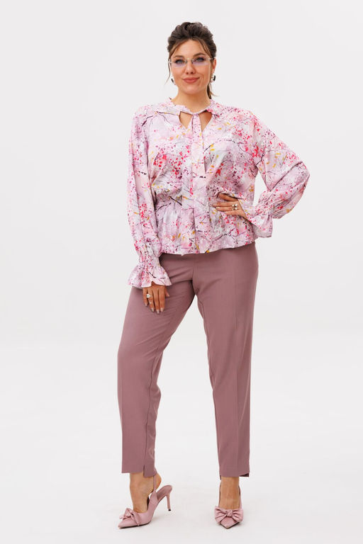 Блуза ANELLI 1694 фьюжен фуксия