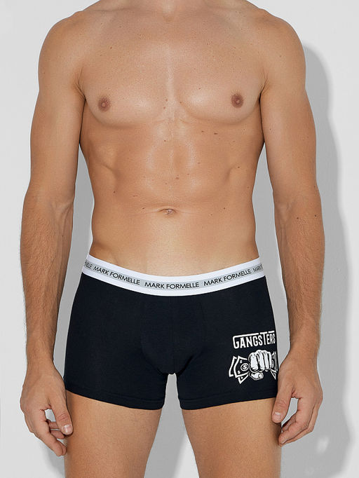 Трусы боксеры мужские черные в наборе, 2 шт - Mark formelle фото 3