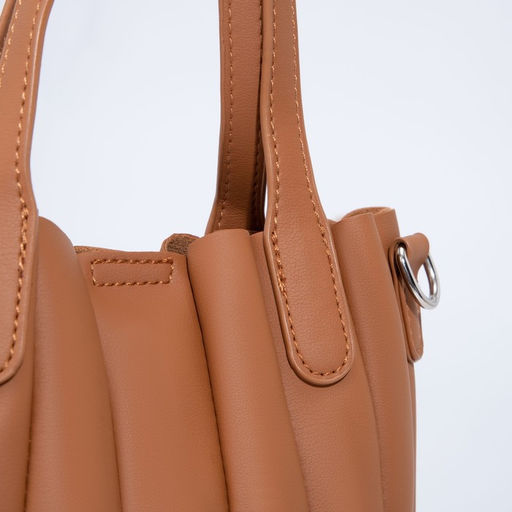 Сумка-тоут на магните, длинный ремень, цвет рыжий - Simaland фото 4