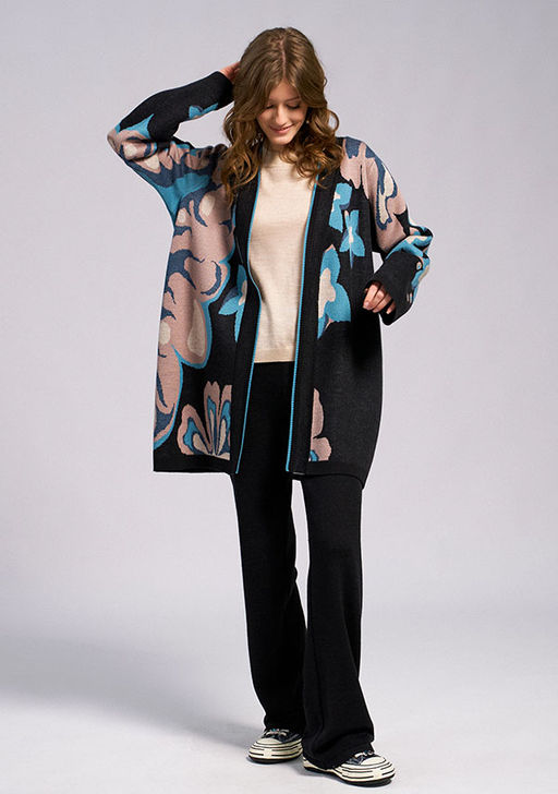 WW-2521 кардиган женский черный - Mozart фото 3