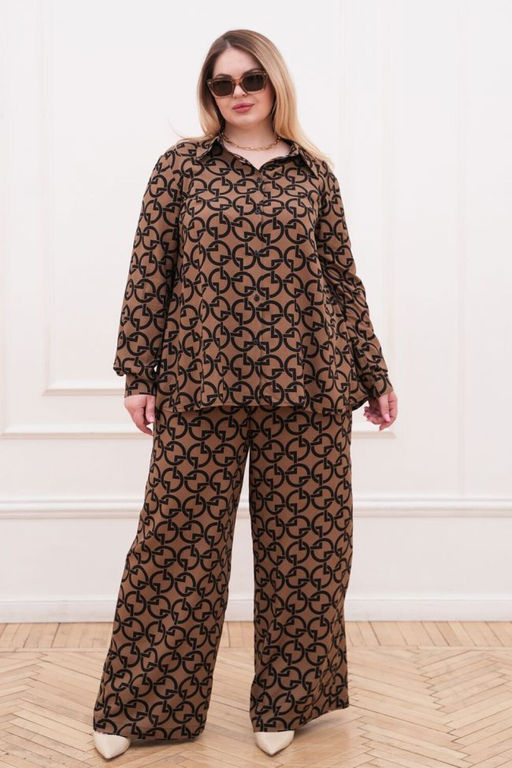 Костюм Luxury Moda 1444 коричневый