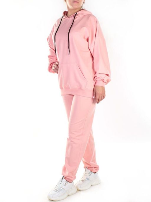 Y314 BRIGHT PINK Спортивный костюм женский (100% хлопок) - Fashion фото 4