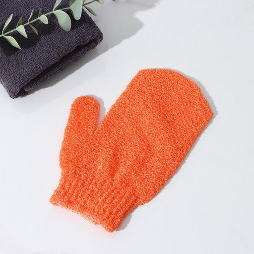 Цена за 2 шт. Мочалка - варежка массажная Доляна, 1812 см, МИКС