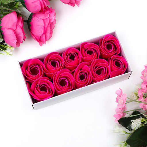 Мыльные розы, фуксия, набор 10 шт. - SB BEAUTY фото 9