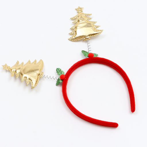 Ободок новогодний карнавальный «Ёлочки»