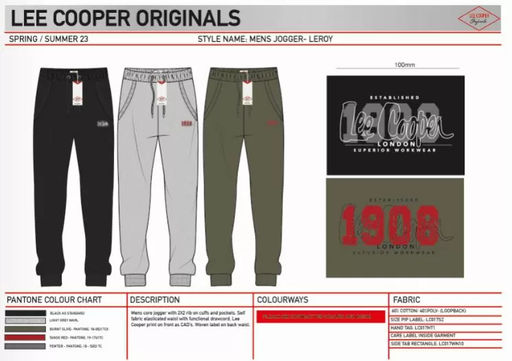 Брюки спортивные LEROY / Lee Cooper  фото 2