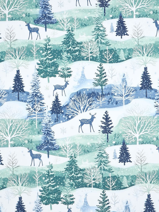 Набор упаковочной бумаги с наклейками «Новый год», 6 листов, 70 × 100 см