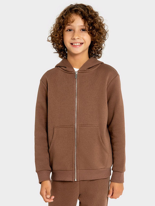 Комплект для мальчиков (жакет, брюки) в бежевом оттенке - Mark formelle фото 3