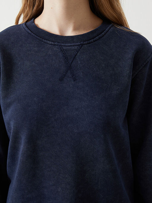 Bisiklet Yaka Kad?n Sweatshirt