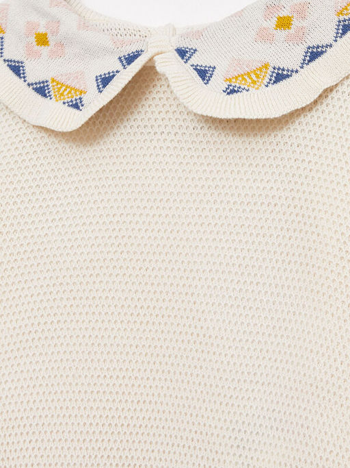 Bebe Yaka Uzun Kollu Nak?? Detayl? K?z Bebek Elbise - Waikiki фото 3