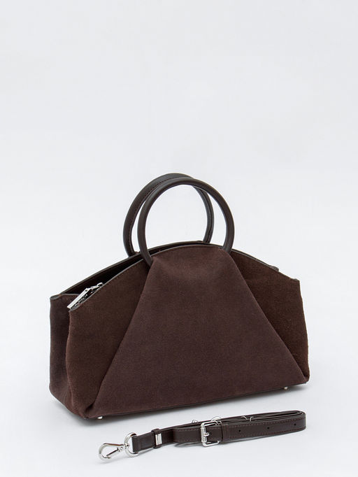 Сумка женская кожаная 1126MF coffee Polina&Eiterou в Новосибирске