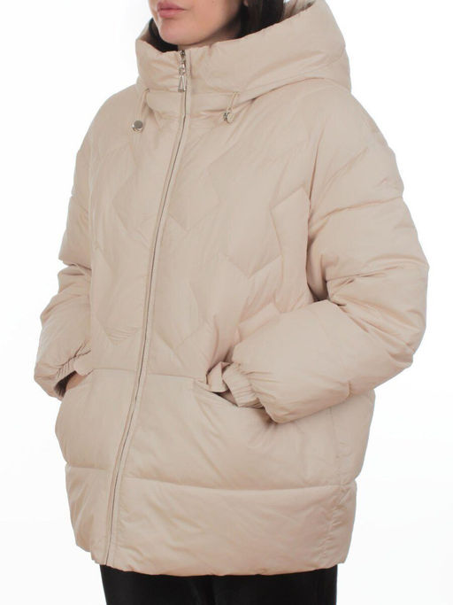 2309 BEIGE Куртка зимняя женская (200 гр. холлофайбер)
