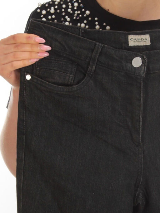 15140550-79403 DARK GRAY Джинсы женские - Фабричный китай фото 4