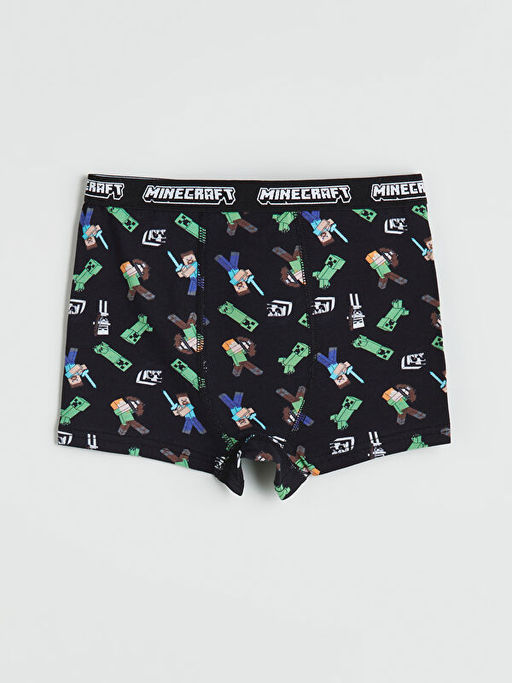 Minecraft Bask?l? Erkek ?ocuk Boxer 2li