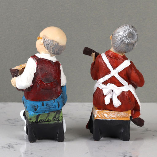 Цена за 2 шт. Фигурка Бабушка/Дедушка 13 см / XY-41 /уп 2/144/ - ГалеонТрейд фото 3