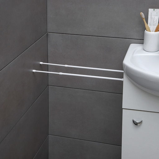 Карнизы универсальные, 2 шт., 60-95 см, белые