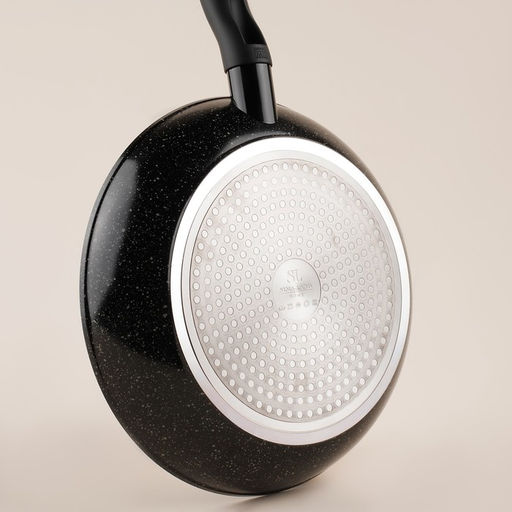 Сковорода SL Home, d=26, h=4.9 см, антипригарное покрытие, индукция, алюминий, чёрная