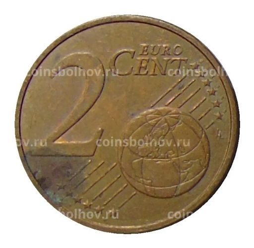 Монета 2 евроцента 1999 года Франция