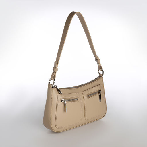 Сумка женская TEXTURA, маленький размер, цвет бежевый  фото 3