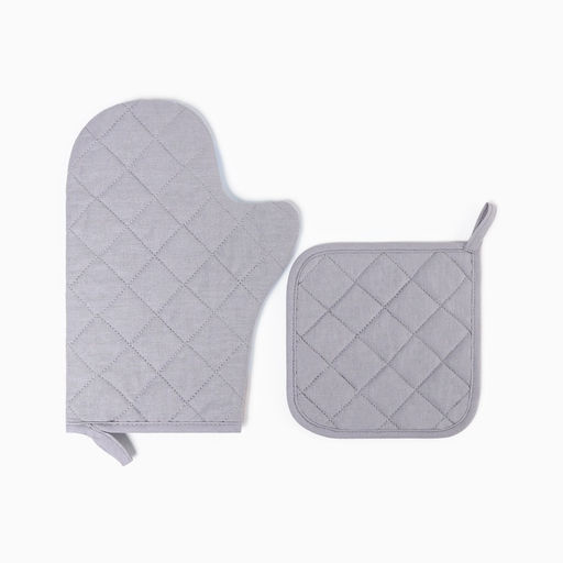 Набор кухонный Доляна. Волшебство: варежка 20?28 см, прихватка 17?17 см, 35% хлопок, 65% п/э