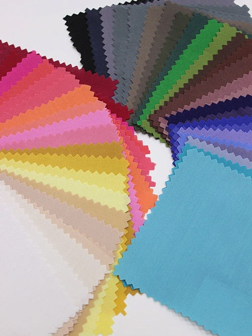 Комплект образцов Штапель однотонный №1 - Купава фото 2