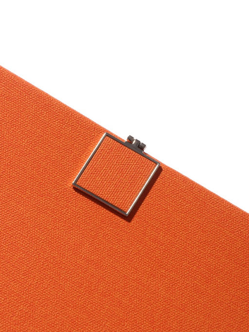 Ежедневник недатированный А5, с хлястиком, 96 листов, в линейку, пвх, оранжевый - Simaland фото 3