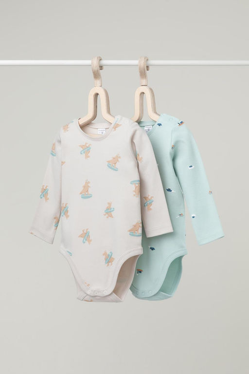 К 6342-2уп/серфинг,маленькие кораблики набор полукомбинезон (боди) яс - Crockid фото 2