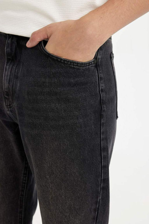 Узкие джинсовые брюки узкого кроя в стиле 90-х с высокой талией - Defacto фото 5