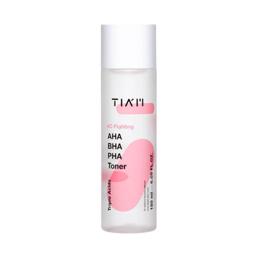 TIAM AC Fighting AHA BHA PHA Toner, 180ml - Очищающий кислотный тонер для проблемной кожи