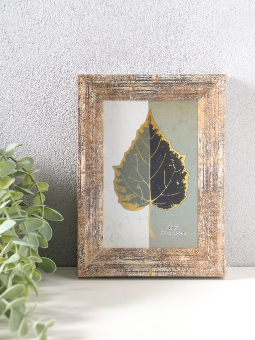 Фоторамка для фото 10×15 см «Прованс», пластик, бежево-коричневый, 19×13.7×3 см