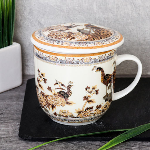 Кружка для заваривания чая с ситом / HS-11.1 /уп 48/ - Галеонтрейд фото 3