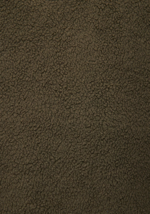 Dugme Detayl? Haki Sherpa Sweatshirt - Mavi фото 7