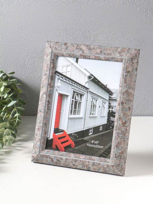 Фоторамка для фото 15×20 см «Марокканская мозаика», пластик, оттенки коричневого, 25×20×2 см