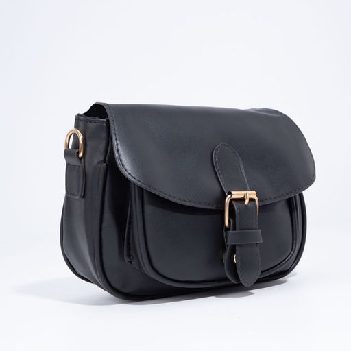 Сумка-мессенджер на клапане, цвет чёрный - Simaland фото 3