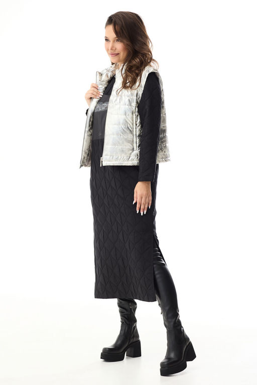 Костюм Magia mody 2337 черный+ серебро