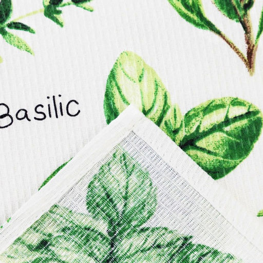 Полотенце кухонное Доляна Fines herbes, 35х60 см, 100% хл, 160г/м2  фото 4