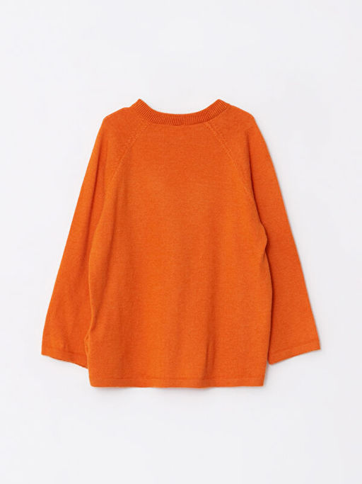 Bisiklet Yaka Uzun Kollu Basic Erkek Bebek Triko Kazak - Waikiki фото 2