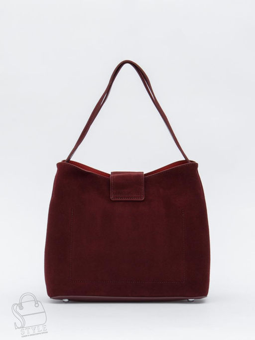 Сумка женская кожаная 2400YF angola red Polina&Eiterou в Новосибирске