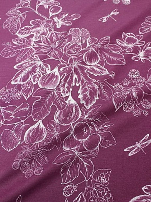 Поплин Инжир цв.темно-лиловый, (комп), ш.2.2м, хлопок 100%, 110гр/м.кв