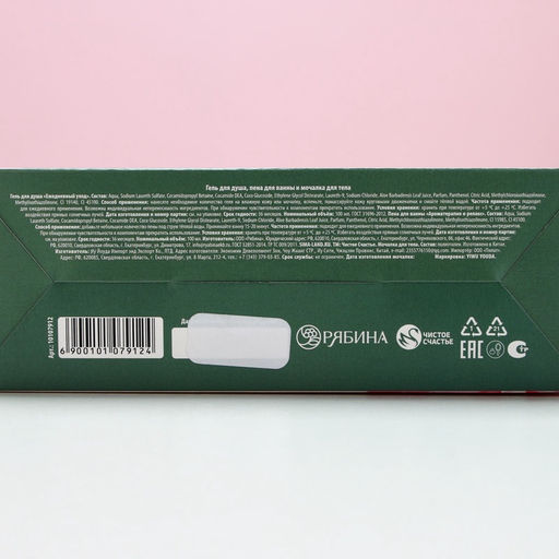 Подарочный набор Цвети от счастья, гель для душа и пена для ванны 2?100 мл, мочалка для тела, Чистое счастье  фото 11