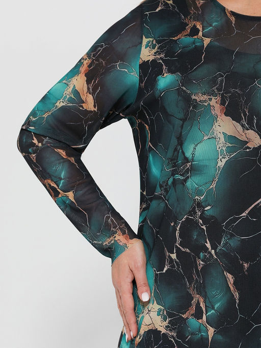 Платье Глория 0240-2амх морская глубина