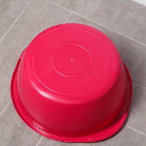 Таз хозяйственный круглый, 13 л, d=38.7 см, h=16.2 см, пластик, МИКС