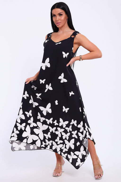 Сарафан летний больших размеров пляжный домашний 5740 - Натали фото 26