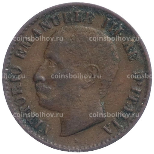 Монета 1 чентезимо 1904 года Италия