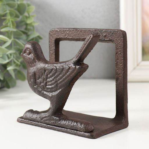 Фигурка-салфетница чугун «Птица», 10.5×6.4×11.5 см