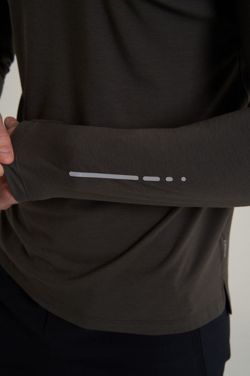 Лонгслив Коричневый ANTA RUNNING LS Tee  фото 8