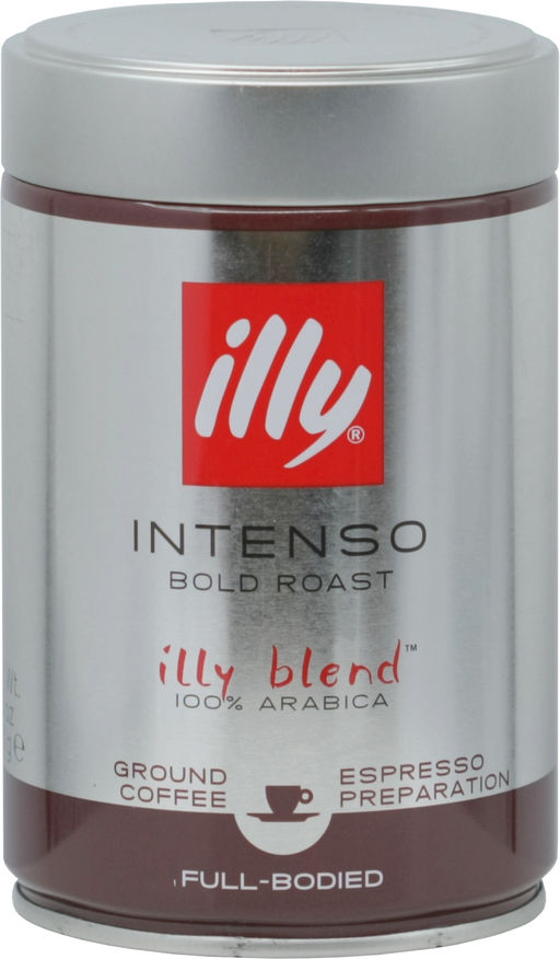 Illy. Intenso (молотый) 250 гр. жест.банка