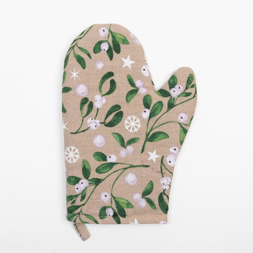 Варежка-прихватка Доляна Frosty berries 20х27 см, 100% хлопок, ватин 250г/м2  фото 3