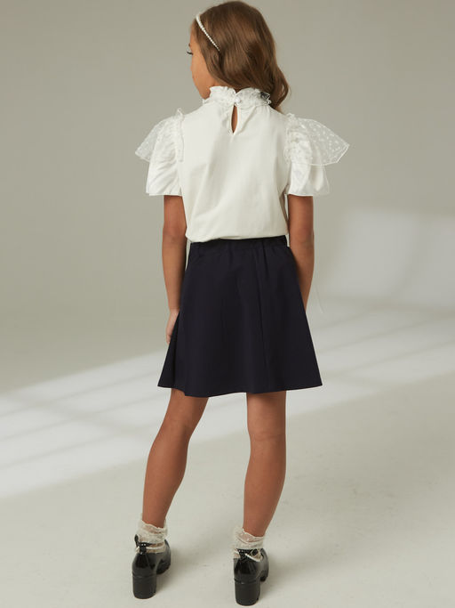 Блузка белый 242230321 - Nota bene фото 4