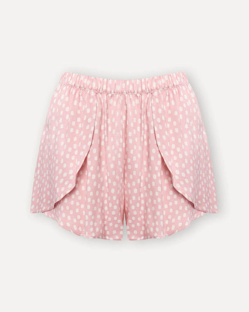 Розовые шорты с оборками-крылышками - Deseo фото 3